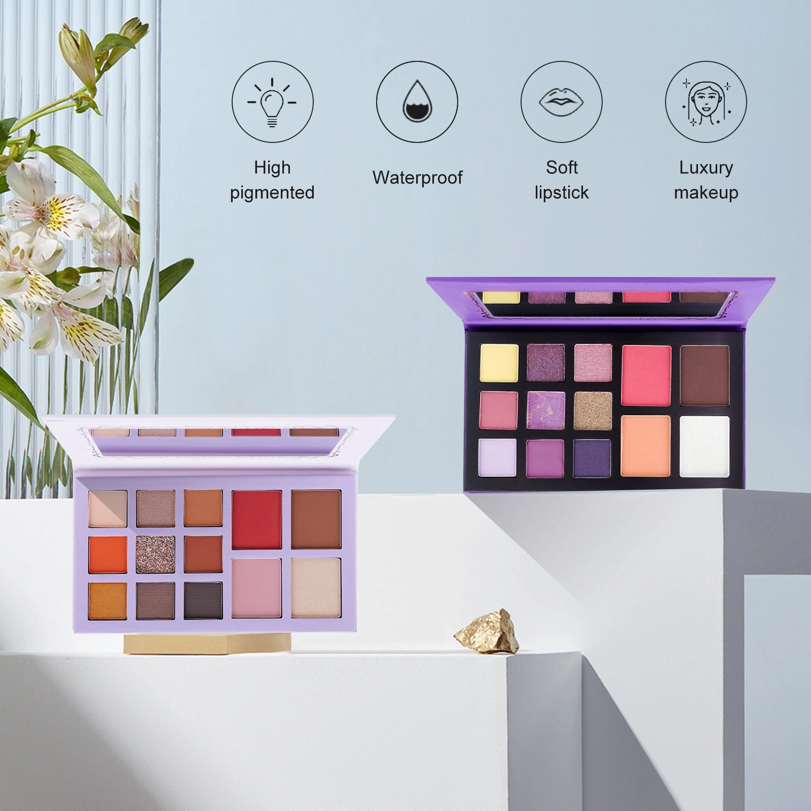 Color Nymph Beginner Makeup Set for Teens, Professional Cosmetic Set for Women