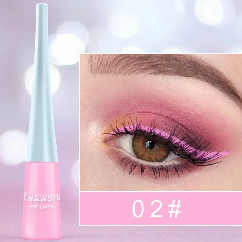 Colorful Sexy Liquid Eyeliner - Waterproof Matte Eye Liner Pencil