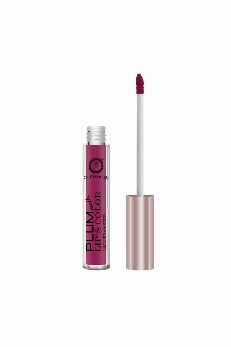Colors Queen Plum Matte Long Lasting Waterproof Lipstick (7gm ,Boysenberry)
