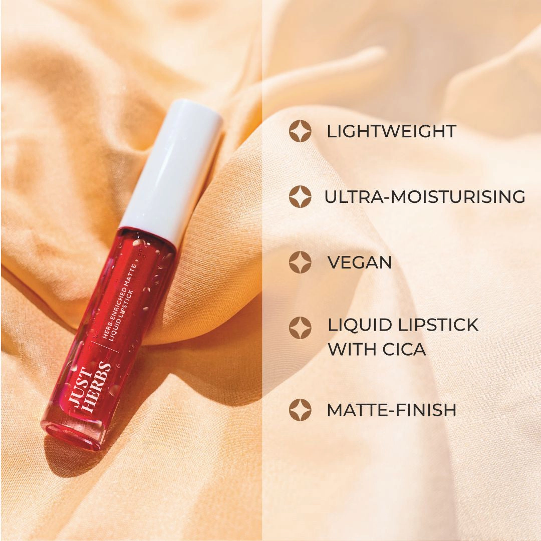Combo Pack of 2: Herb-enriched Matte Liquid Lipstick - Plum Rose