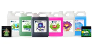 Complete Plant Food Fertilizer Set | Elite High Yield System Economy (32 oz Bottles) | for All Gardens & Plants | Hydroponic Aeroponic Soil Coco Coir | Made in USA | Blue Planet Nutrients