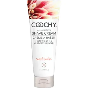 Coochy Intimate Shaving Cream | Shave Conditioner & Moisturizer for Face & Body | Ideal for Sensitive Skin Care, Anti-Bump | Sweet Nectar, 7.2 oz