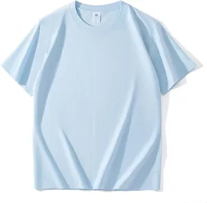 Cotton T-Shirts Womens T Shirts Plain Tops T Shirt for Men Crew Neck Tshirts Lay-Flat Collar Tshirts Classic S - 4XL