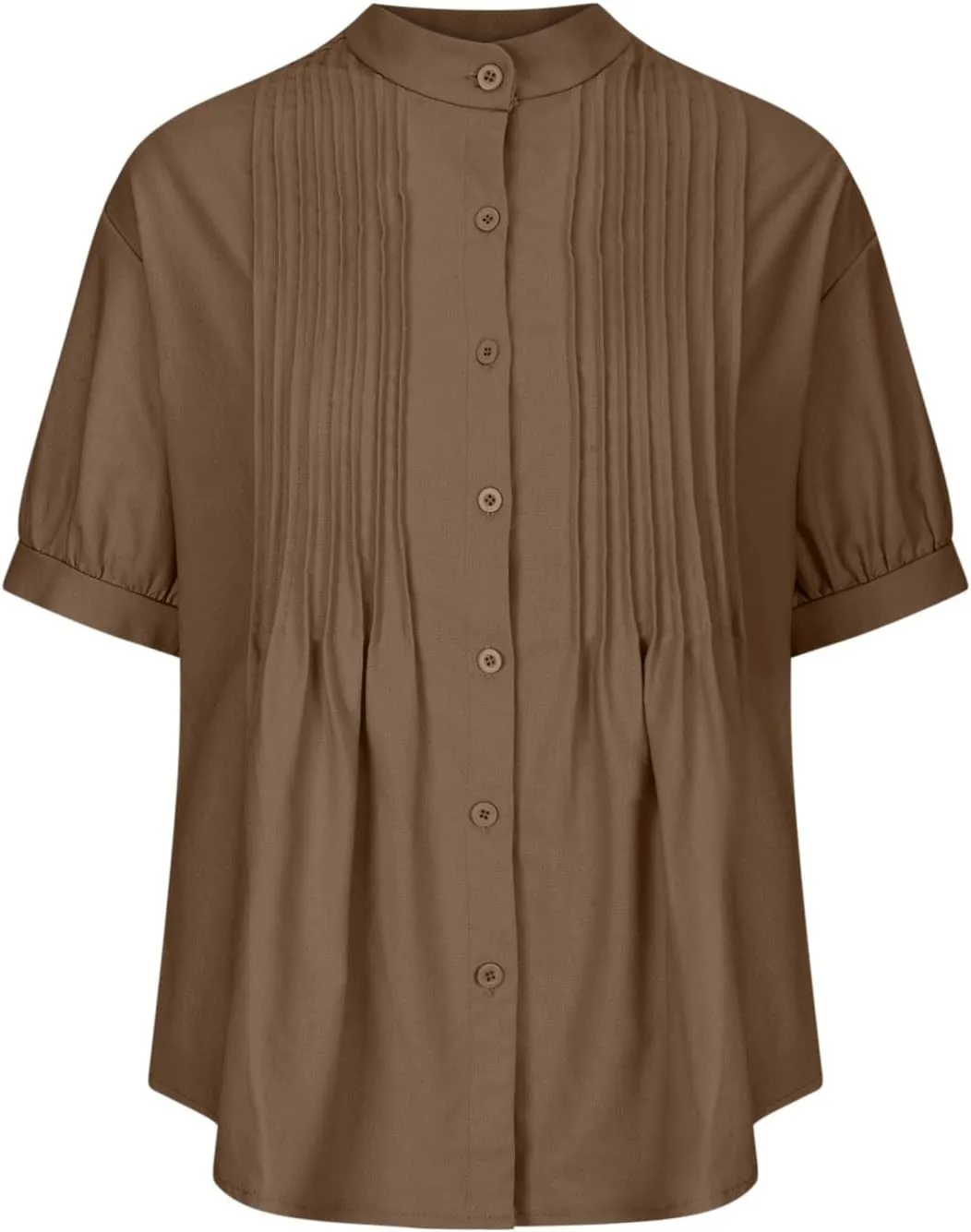 Cotton Tops for Women Loose Fit Button Down Blouses Boho Summer Shirt Dressy Casual 2024 Trendy Outfits