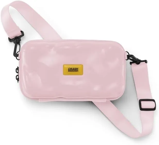 CRASH BAGGAGE Mini Icon Bag - Hardshell Travel Crossbody Clutch, Sling Bag with Removable Shoulder Strap, Polycarbonate Case