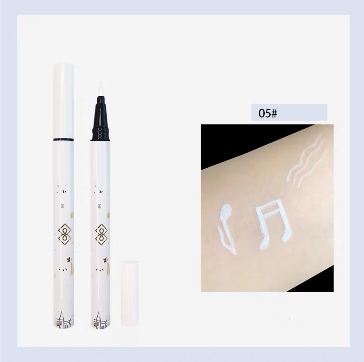 Creamy Blue Color Liquid Eyeliner Pencil  HA0027