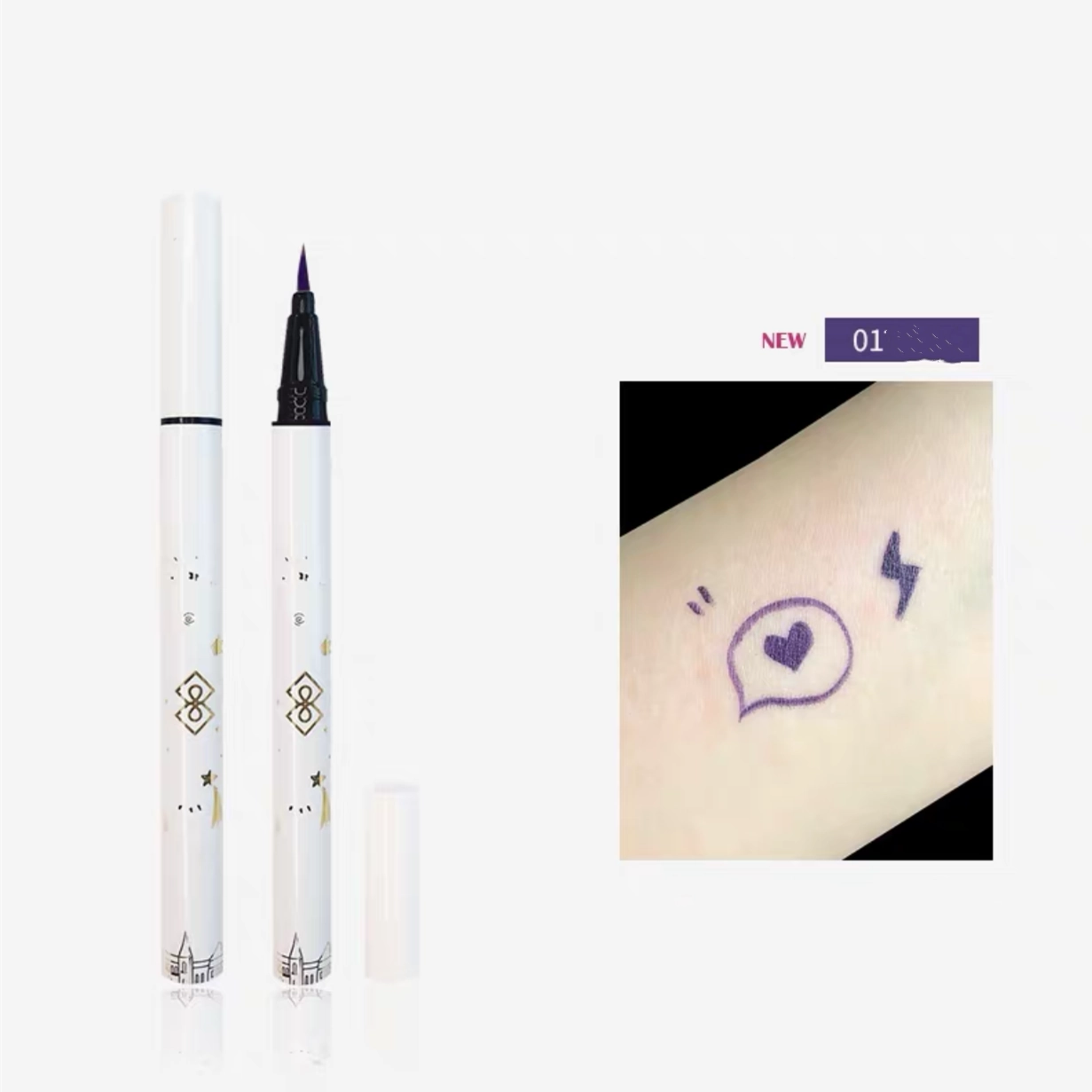 Creamy Blue Color Liquid Eyeliner Pencil  HA0027