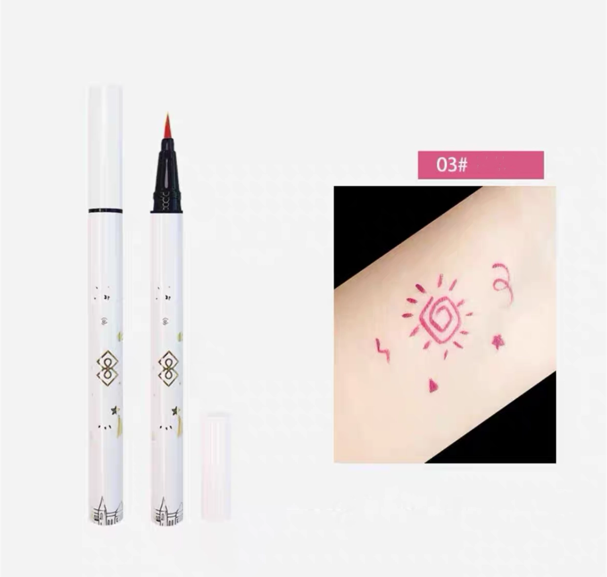 Creamy Blue Color Liquid Eyeliner Pencil  HA0027