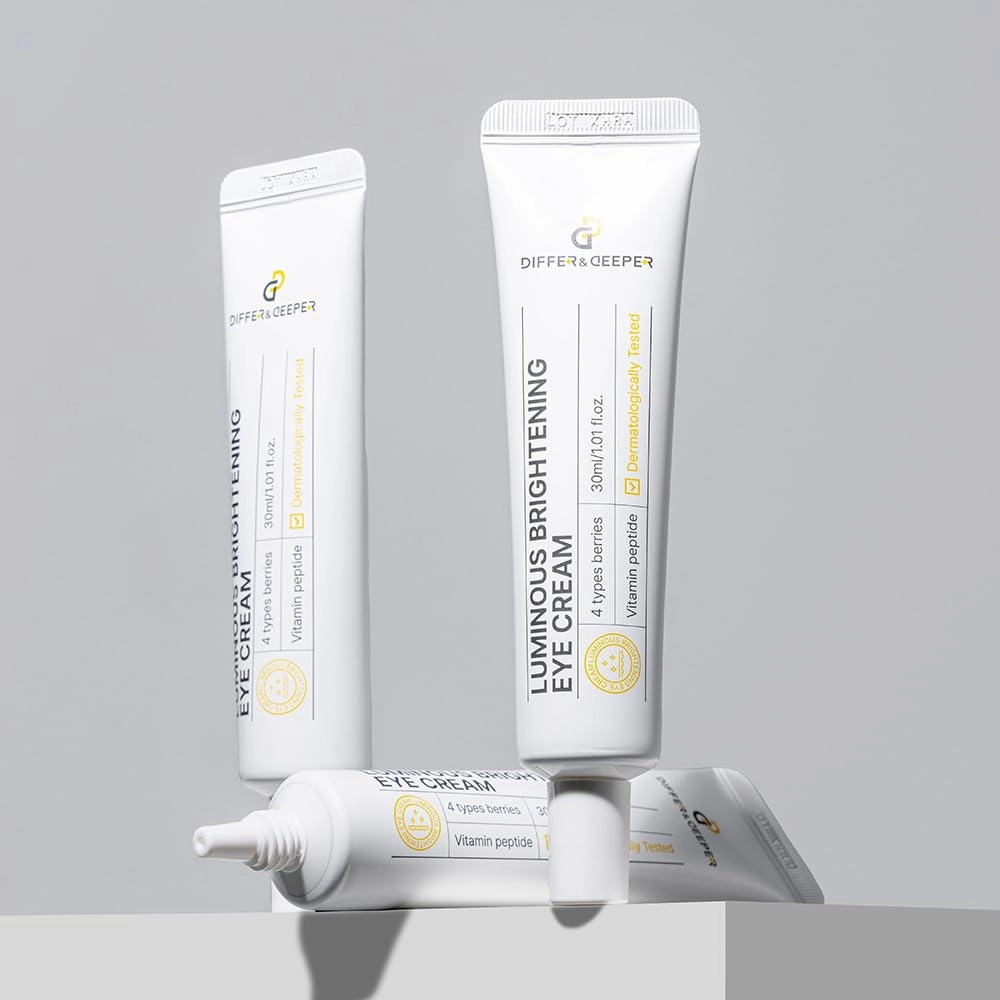 Differ & Deeper Luminous Brightening Eye Cream – Eye Moisturizer for Dullness, Dark Circles & Radiant-Looking Skin | K-Beauty Skincare (30ml)