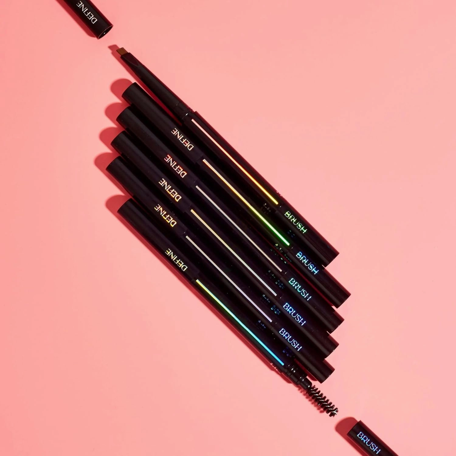 Divinely Defined Precision Eyebrow Pencil & Brush | THICK Blonde | Precision Tip & Spoolie for Shaping Perfect Brows
