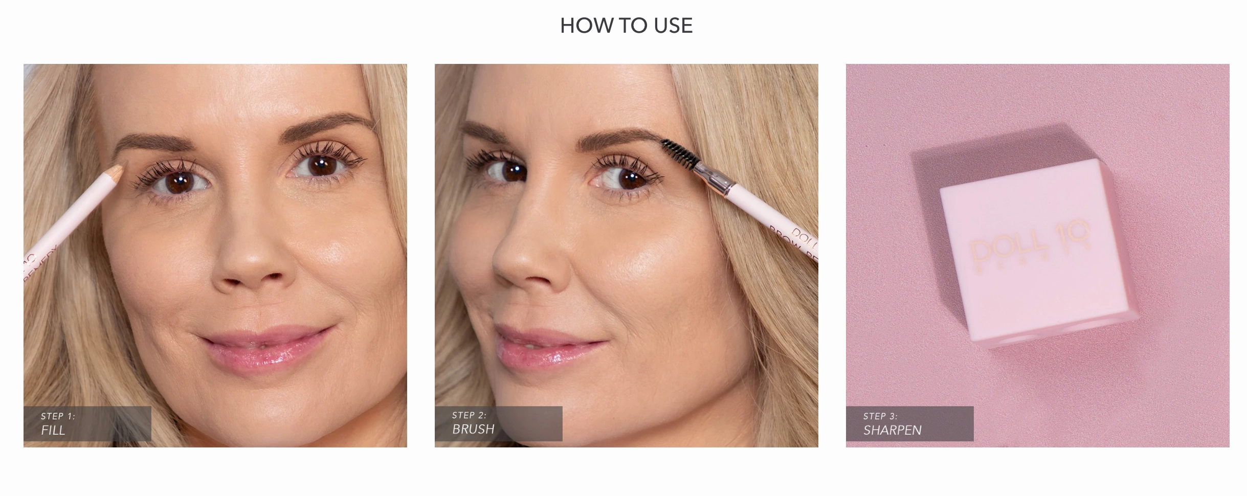 Doll 10 Brow Remedy Power Pencil Duo