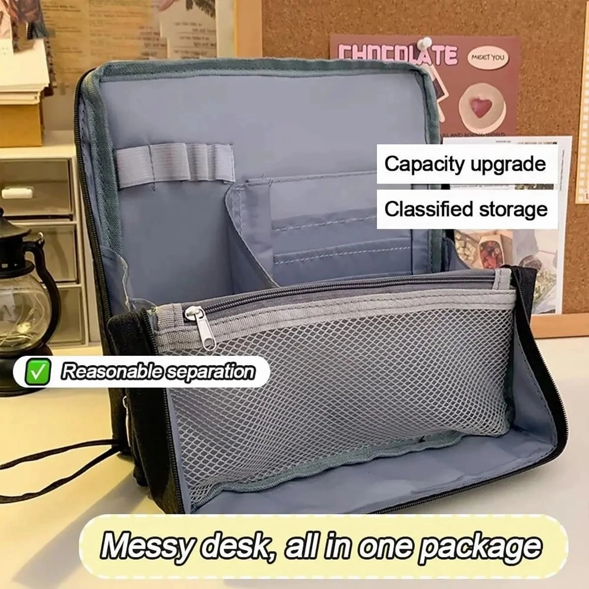 Doresty Makeup Bag, 2025 New Standing Makeup Bag – Portable, Large Capacity, Travel Makeup Organizer, Waterproof Oxford Cloth Cosmetic Toiletry Bags with Compartments (Red)