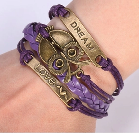 Dream Owl Love Bracelet