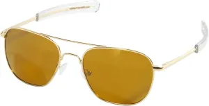 Eagle Eyes Freedom Non-Mirrored Square Aviator Polarized Sunglasses -52mm- 99.9% UV Protection