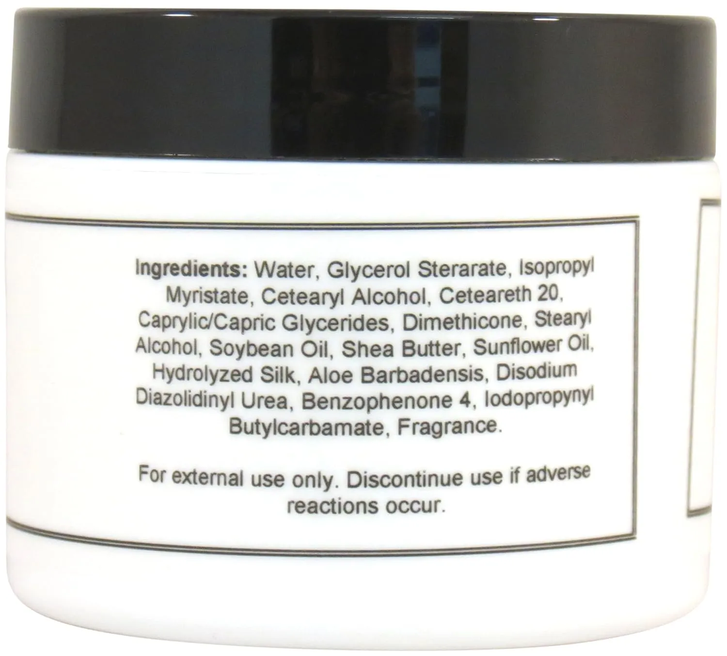 Eclectic Lady Black Licorice Satin and Silk Cream, Body Cream, Body Lotion, 4 oz - Shea Butter, Aloe, Silk Amino Acids, Vitamin E, Phthalate-Free, Handcrafted in USA - Perfect For Women