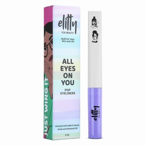 Elitty Lilac Purple Pop Color Matte Finish Liquid Eyeliner - Lilac Dreams-Purple