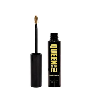 Elizabeth Mott Queen of the Fill Eyebrow Gel – Tinted Brow Filler, Volumizer & Setter, Natural-Looking Fuller Brows – Covers Gray Hairs, Water-Resistant, Long-Lasting – Cruelty-Free, Blonde Shade, 4g