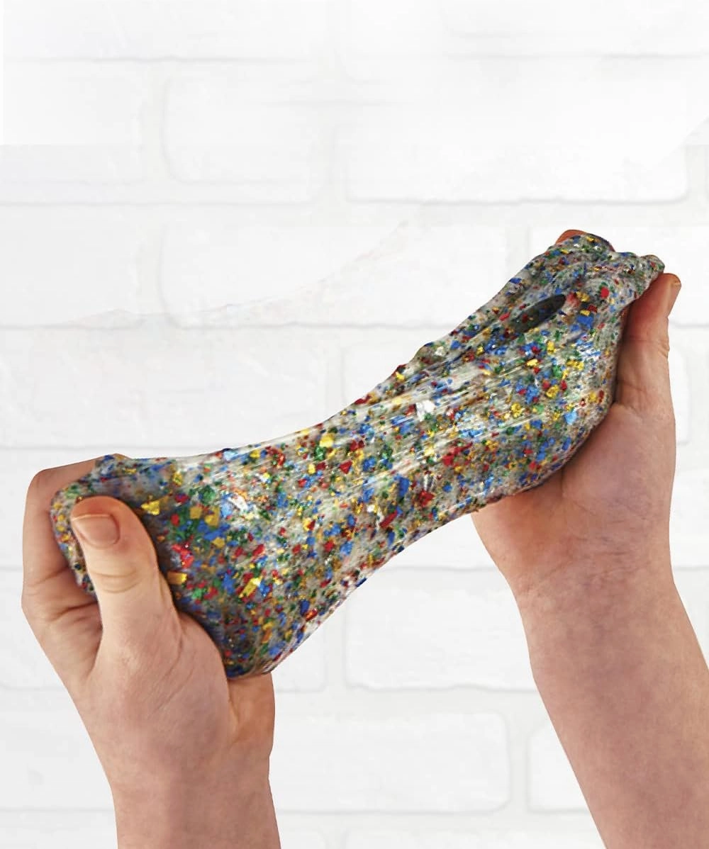 Elmer’s Confetti Slime Kit | Slime Supplies Include Metallic Glue Clear Glue Confetti Magical Liquid Activator 4 Count