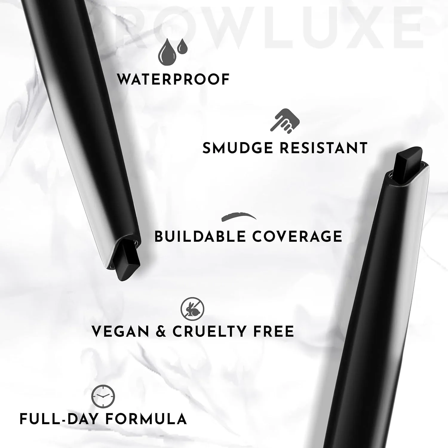 Eye Brow Pencil | Ultra Thin Precision Eyebrow Pencil | Long Lasting, Waterproof Eyebrow Makeup | Nourishing Brow Definer Pencil | Ash