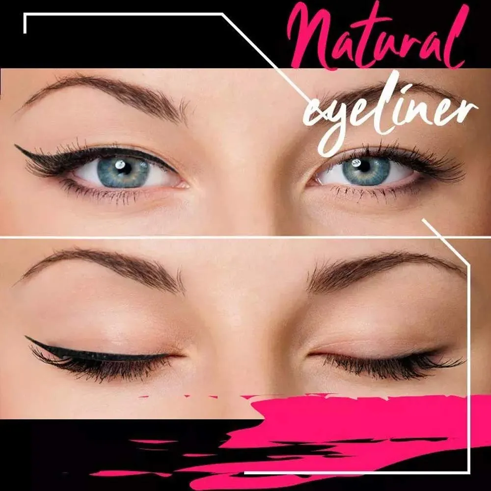Eye Shadow Template - 40pcs Eyelid Line Stick Reusable Eyeliner Stickers - Cat Eye Makeup, Double Eyelid Sticker, Waterproof Precise Smudgeproof Make Up (Blue)