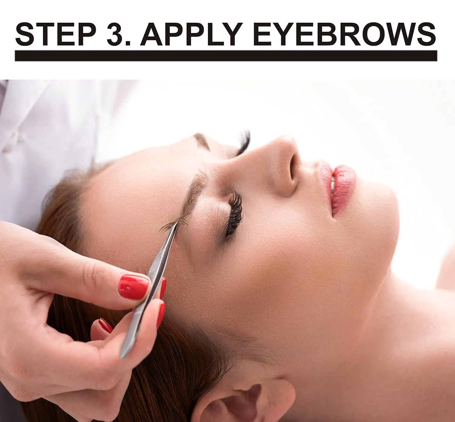 Eyebrow Extensions Kit with 1 x Trays of Mink Eyebrows in Blonde/Light Brown Comes on Mixed Length Trays 5-8 Mm Mix, Eyebrow Extension Glue Clear & Extension Tweezers (Light Brown, Pink Tweezer)