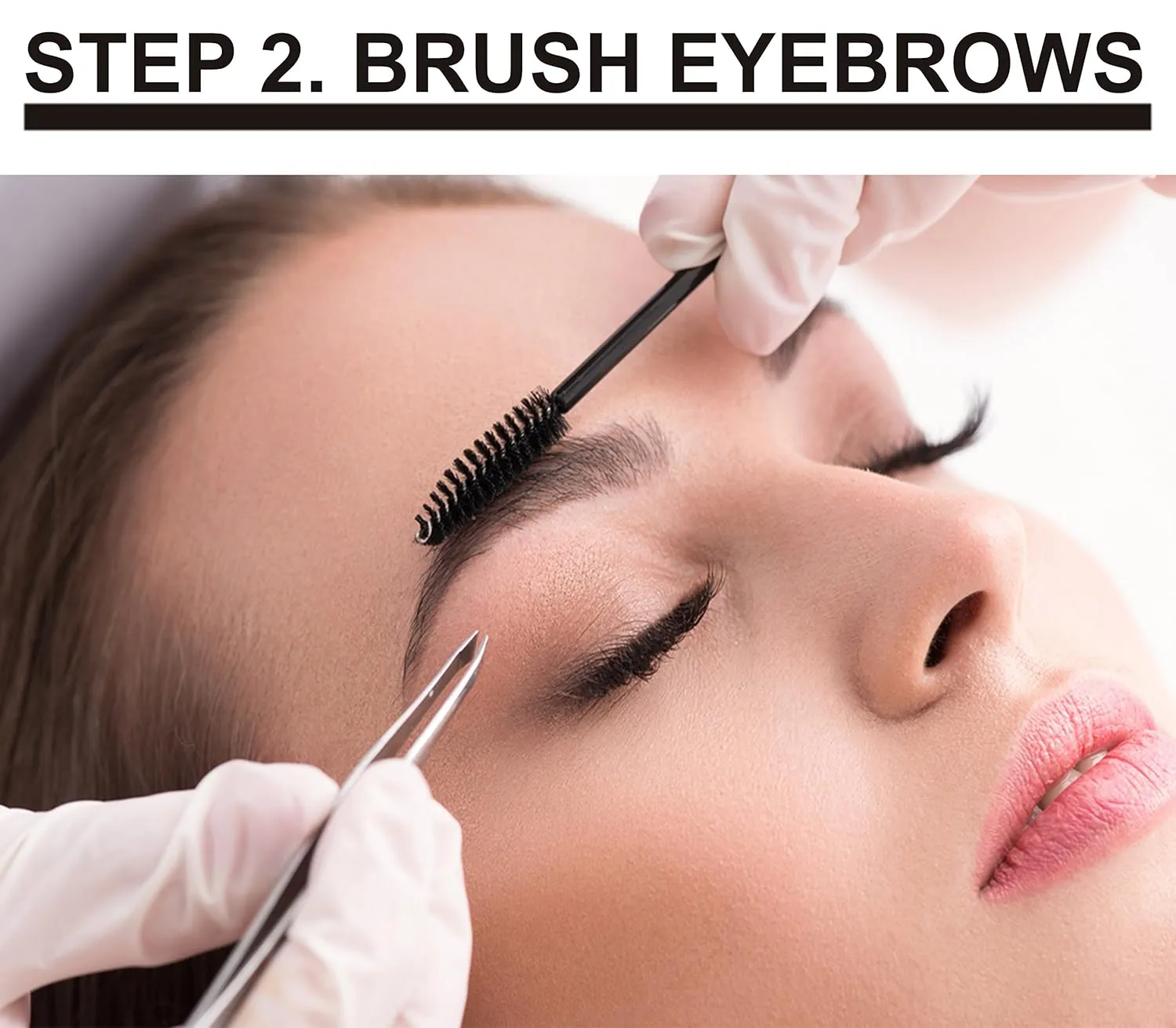 Eyebrow Extensions Kit with 1 x Trays of Mink Eyebrows in Blonde/Light Brown Comes on Mixed Length Trays 5-8 Mm Mix, Eyebrow Extension Glue Clear & Extension Tweezers (Light Brown, Pink Tweezer)