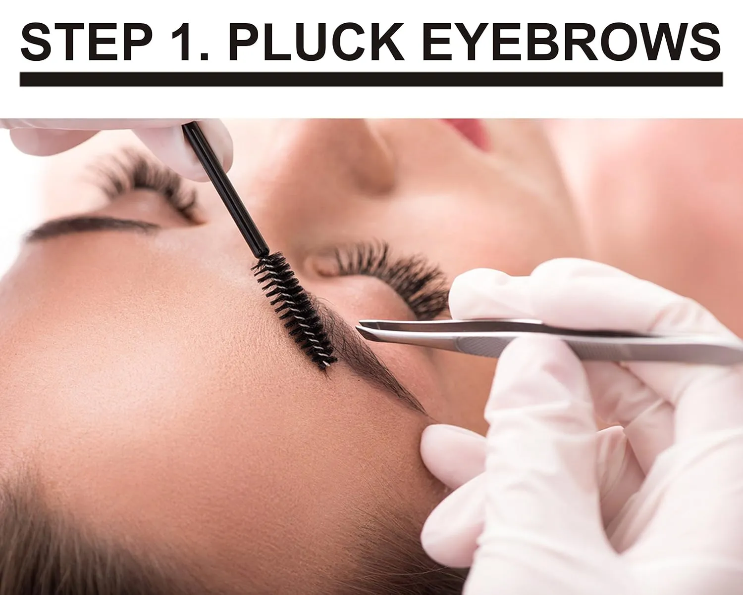 Eyebrow Extensions Kit with 1 x Trays of Mink Eyebrows in Blonde/Light Brown Comes on Mixed Length Trays 5-8 Mm Mix, Eyebrow Extension Glue Clear & Extension Tweezers (Light Brown, Pink Tweezer)
