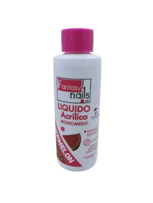 Fantasy Nails Liquid Monomer 4oz Watermelon Scent, purple