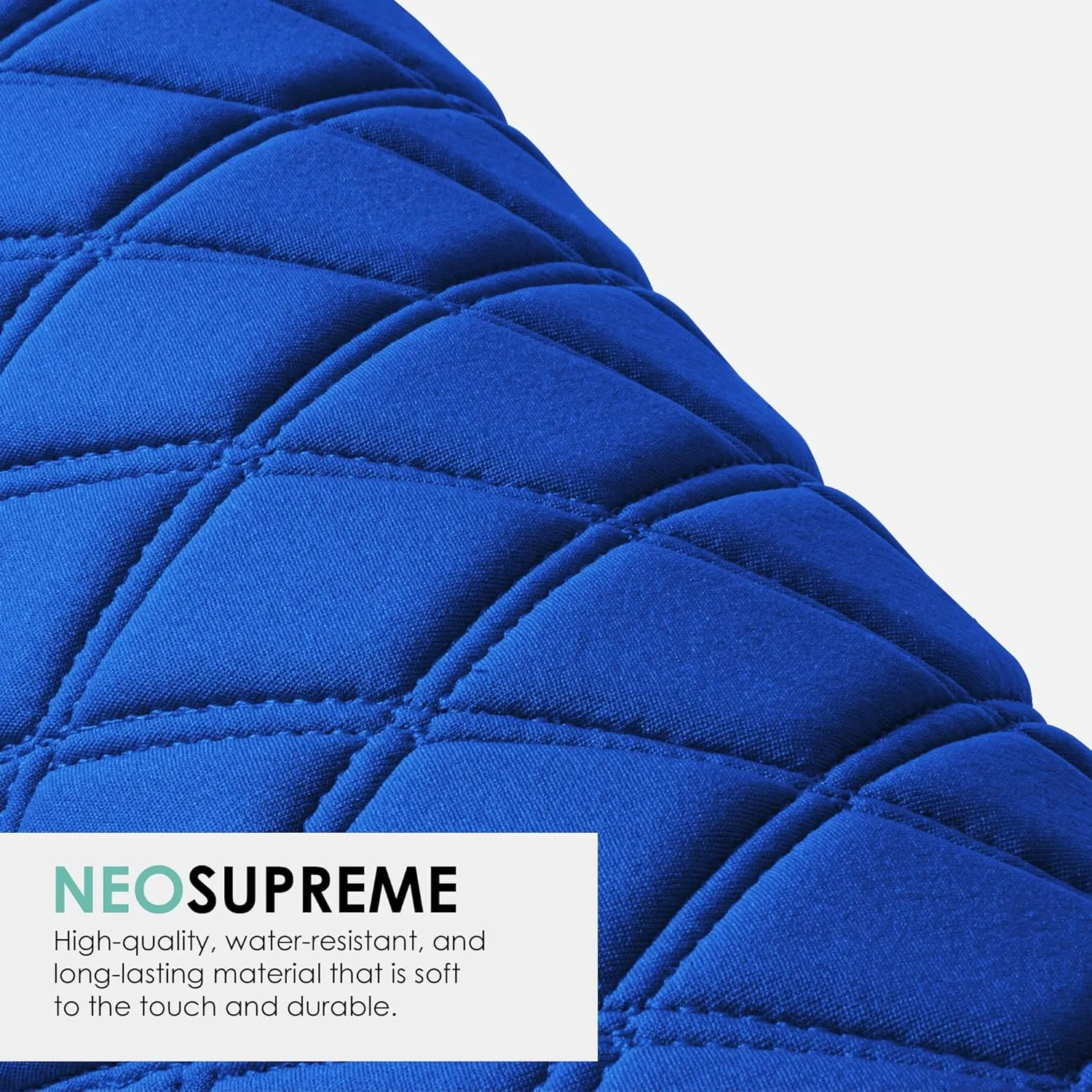 FH Group Custom Fit Car Seat Covers for 2016–2022 Honda Pilot, 2nd Row Blue Ultraflex Neoprene Car Seat Covers, Waterproof Automotive Seat Cover, Honda Accessories