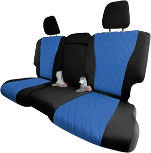 FH Group Custom Fit Car Seat Covers for 2016–2022 Honda Pilot, 2nd Row Blue Ultraflex Neoprene Car Seat Covers, Waterproof Automotive Seat Cover, Honda Accessories