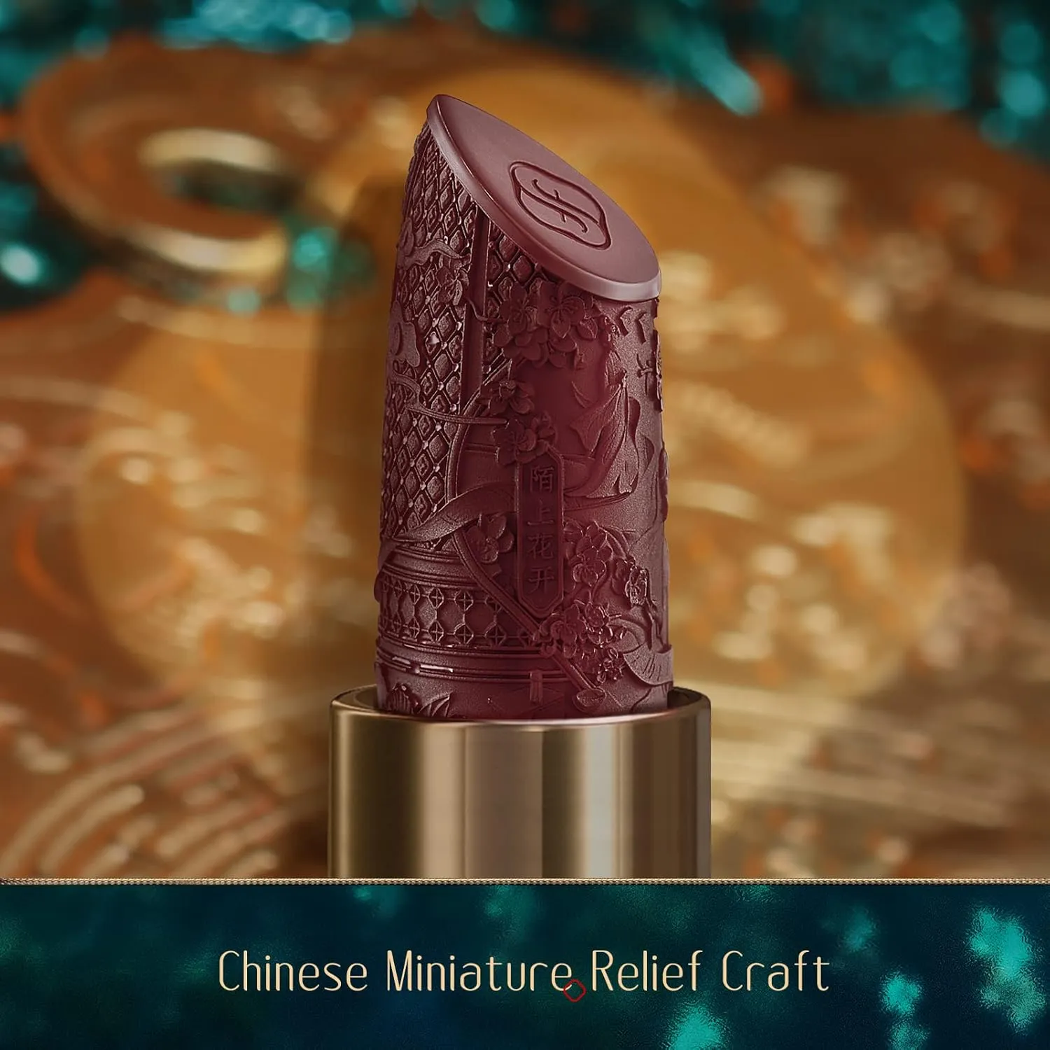FLORASIS Blooming Rouge Love Lock Lipstick Long-Lasting Sculpting Lipstick Misty Matte Finish Lightweight Nourishing for Everyday Use (M1888 Fuchsia Fame)