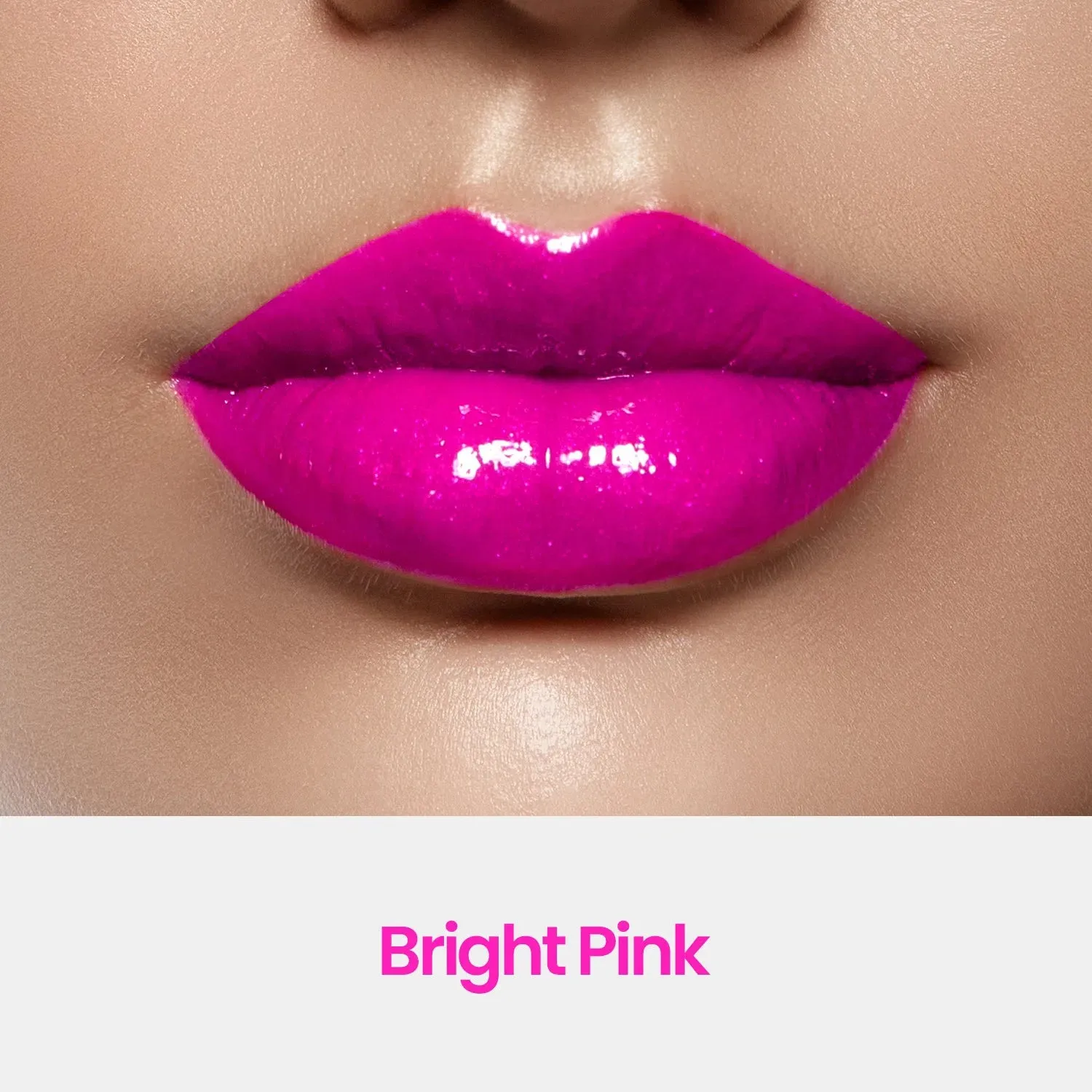 Foxy Fuchsia - 3Pcs Lip Kit, Lip Gloss, Lipstick & Lipliner Kit - Bright Pink