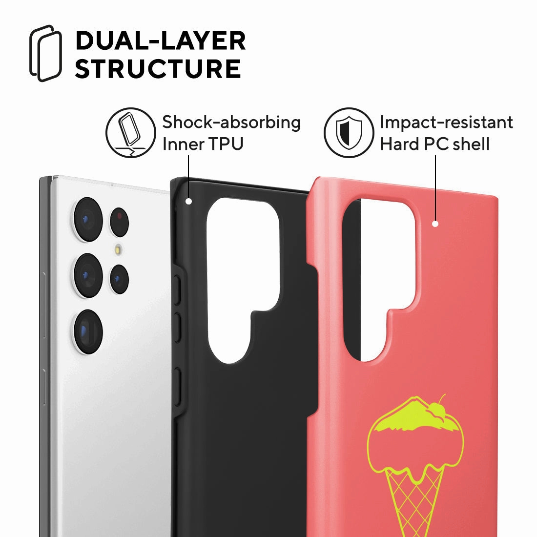 Fujisan Coral Ice Cream - Samsung Galaxy S22 Ultra 5G Case