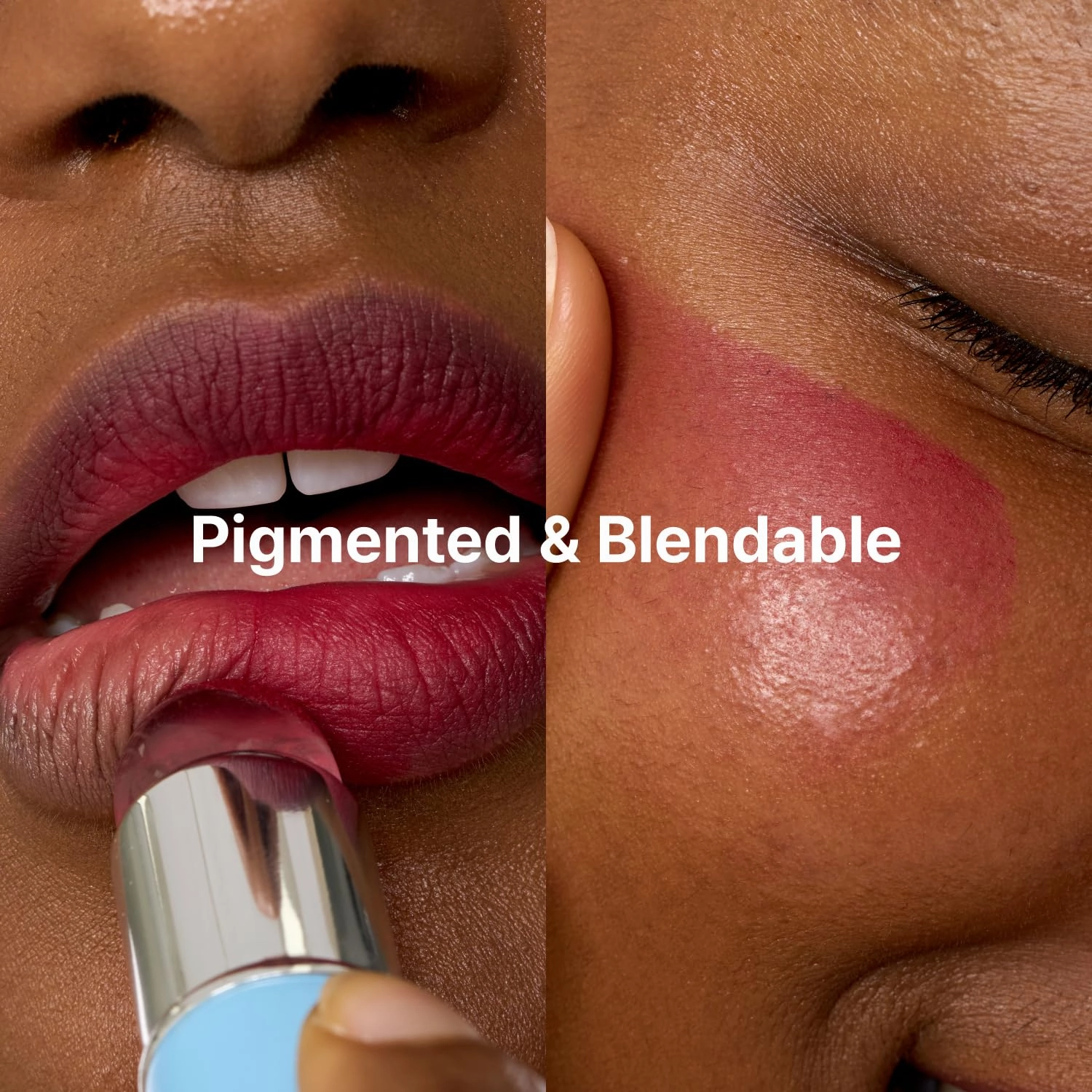 fwee Blurry Pudding Pot   Keychain SET | Airbrushed Blush & Lip, Buildable Pigment, Long-lasting, Lightweight, Easy to Blend, Natural Soft Matte Finish Makeup – Greedy (Plum Red) | 0.17 oz
