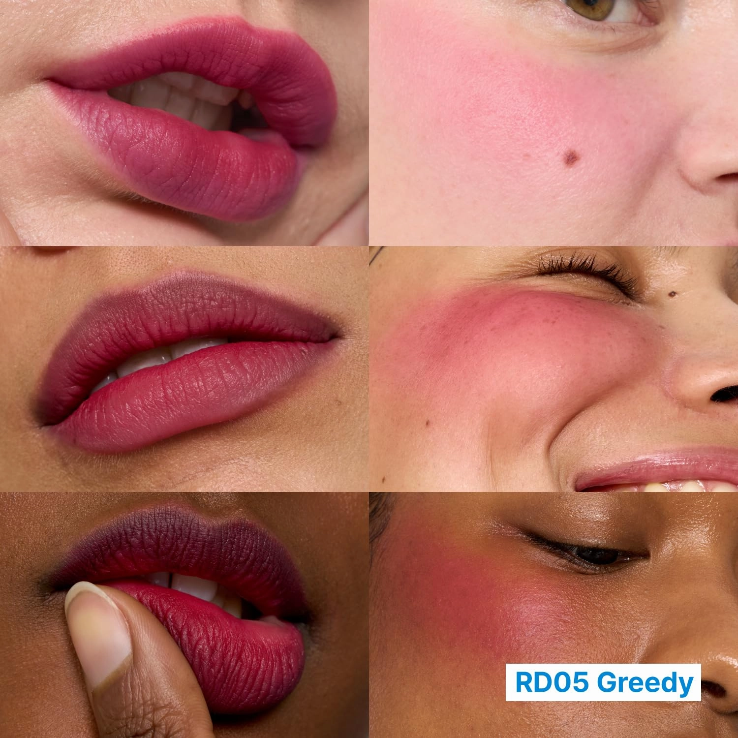 fwee Blurry Pudding Pot   Keychain SET | Airbrushed Blush & Lip, Buildable Pigment, Long-lasting, Lightweight, Easy to Blend, Natural Soft Matte Finish Makeup – Greedy (Plum Red) | 0.17 oz