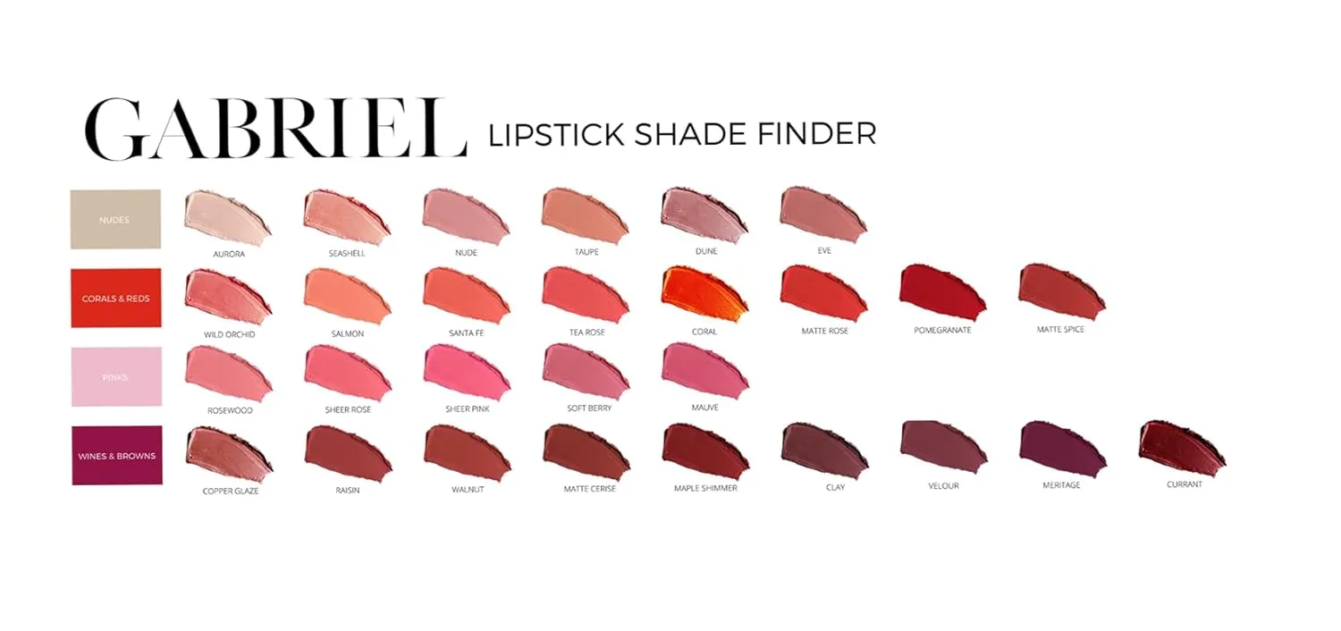 Gabriel Cosmetics Lipstick (Clay - Light Brown Plum/Cool Crème)