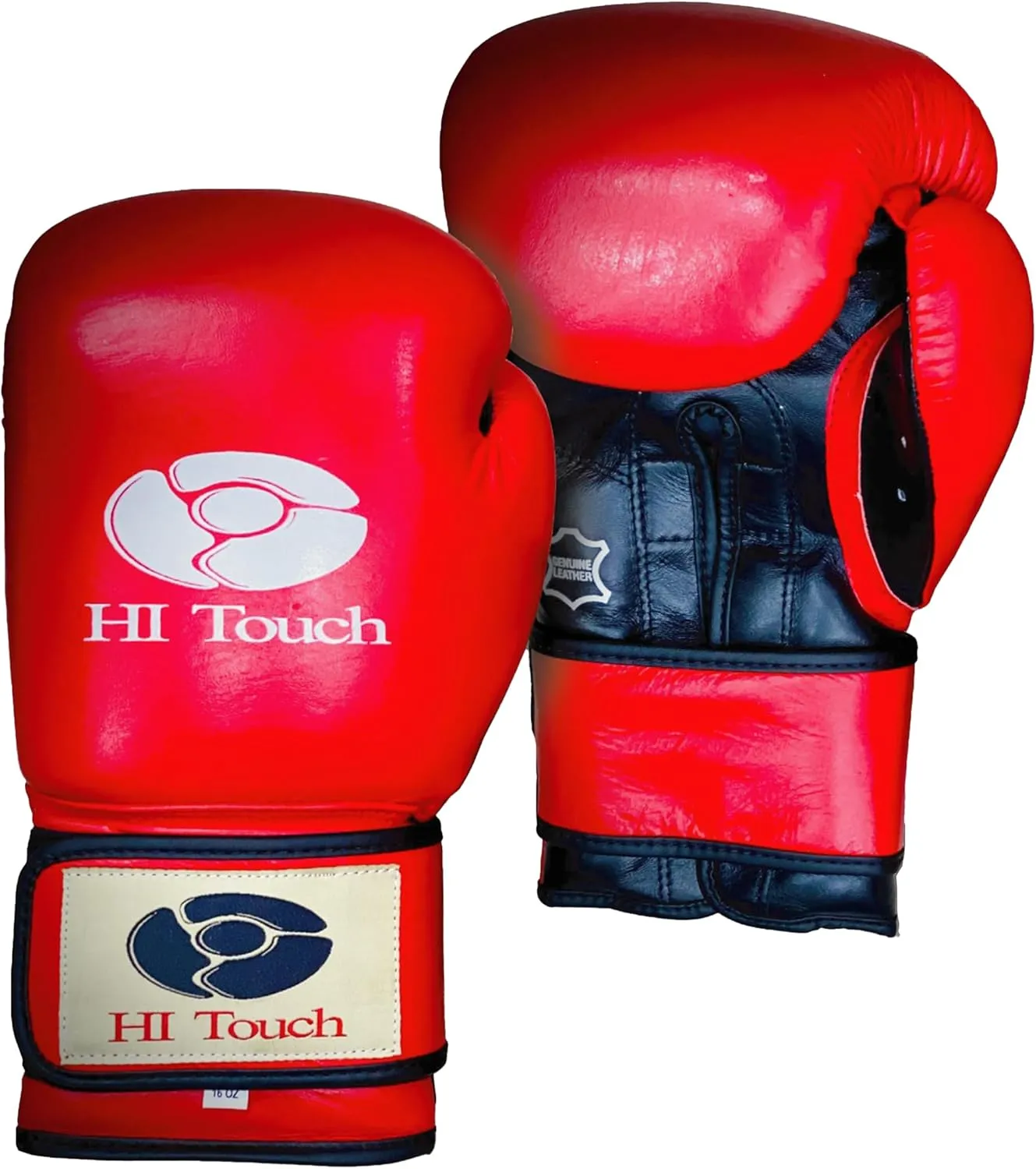 Genuine Leather Boxing Gloves, Training Gloves for Men & Women, Kickboxing, MMA, Muay Thai, Sparring Gloves, Brown, 4.5 x 7 Inches