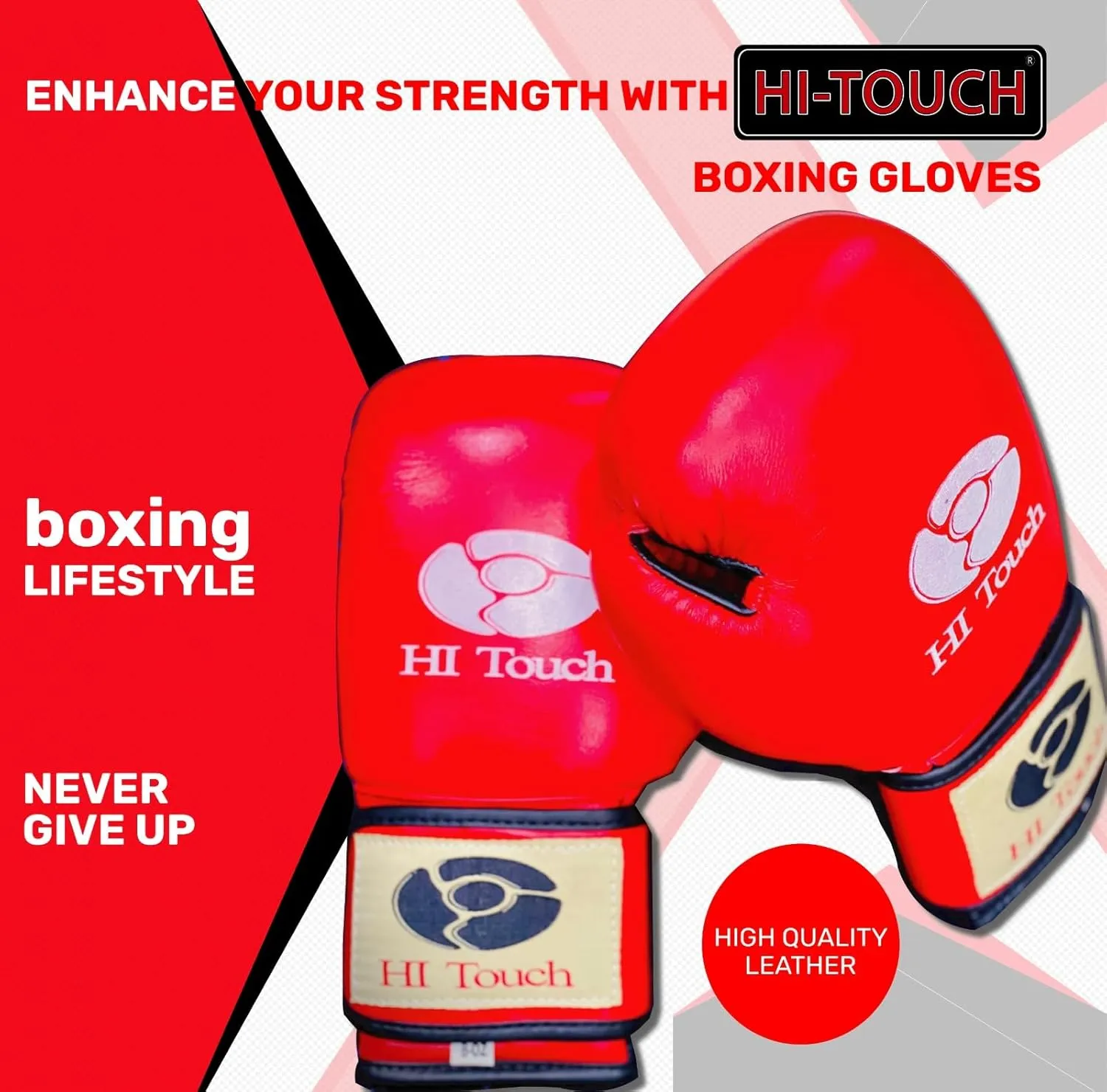 Genuine Leather Boxing Gloves, Training Gloves for Men & Women, Kickboxing, MMA, Muay Thai, Sparring Gloves, Brown, 4.5 x 7 Inches