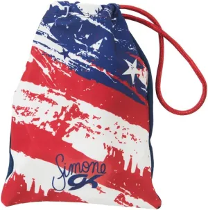 GK Gymnastics Grip Bag for Girls & Women Simone Biles (Red, White & Blue) | Holds Leotards, Gymnast Gear & Ballet Shoes