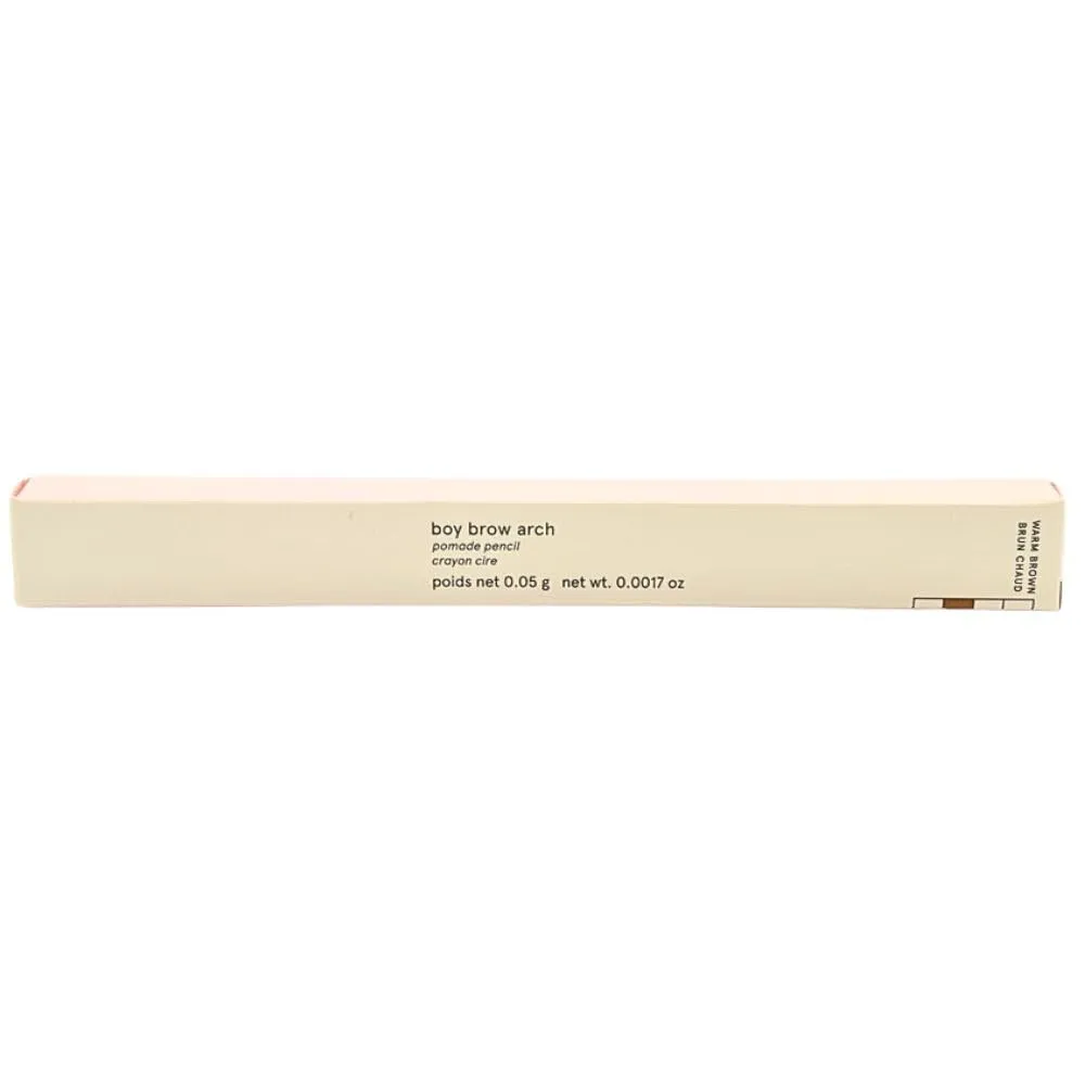 Glossier Boy Brow Arch 2-in-1 Longwear Pomade Eyebrow Pencil Warm Brown