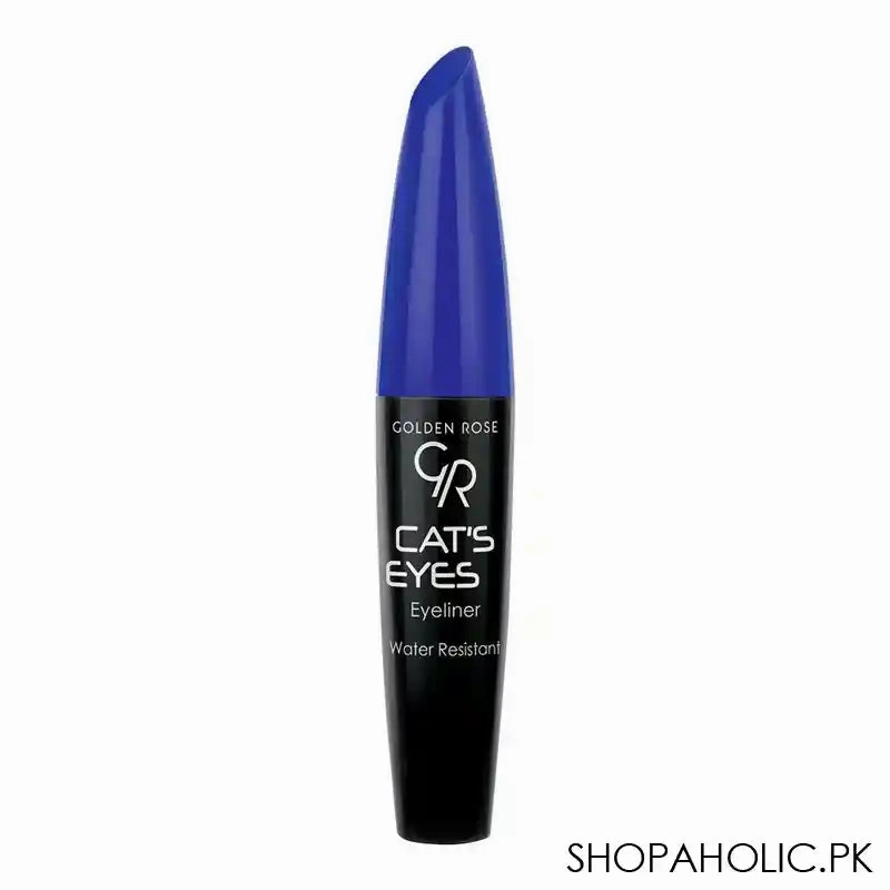Golden Rose Cat's Eyes Eyeliner, Matte Blue