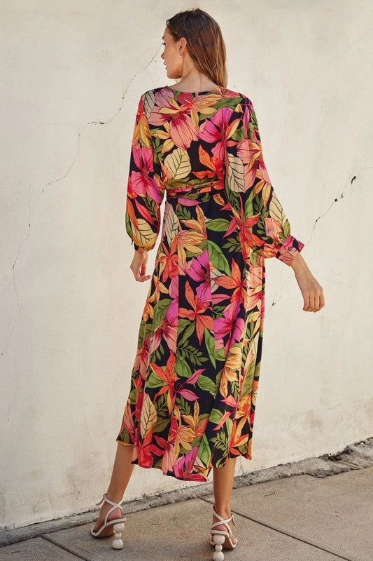 Gracelyn Floral Maxi Wrap Dress