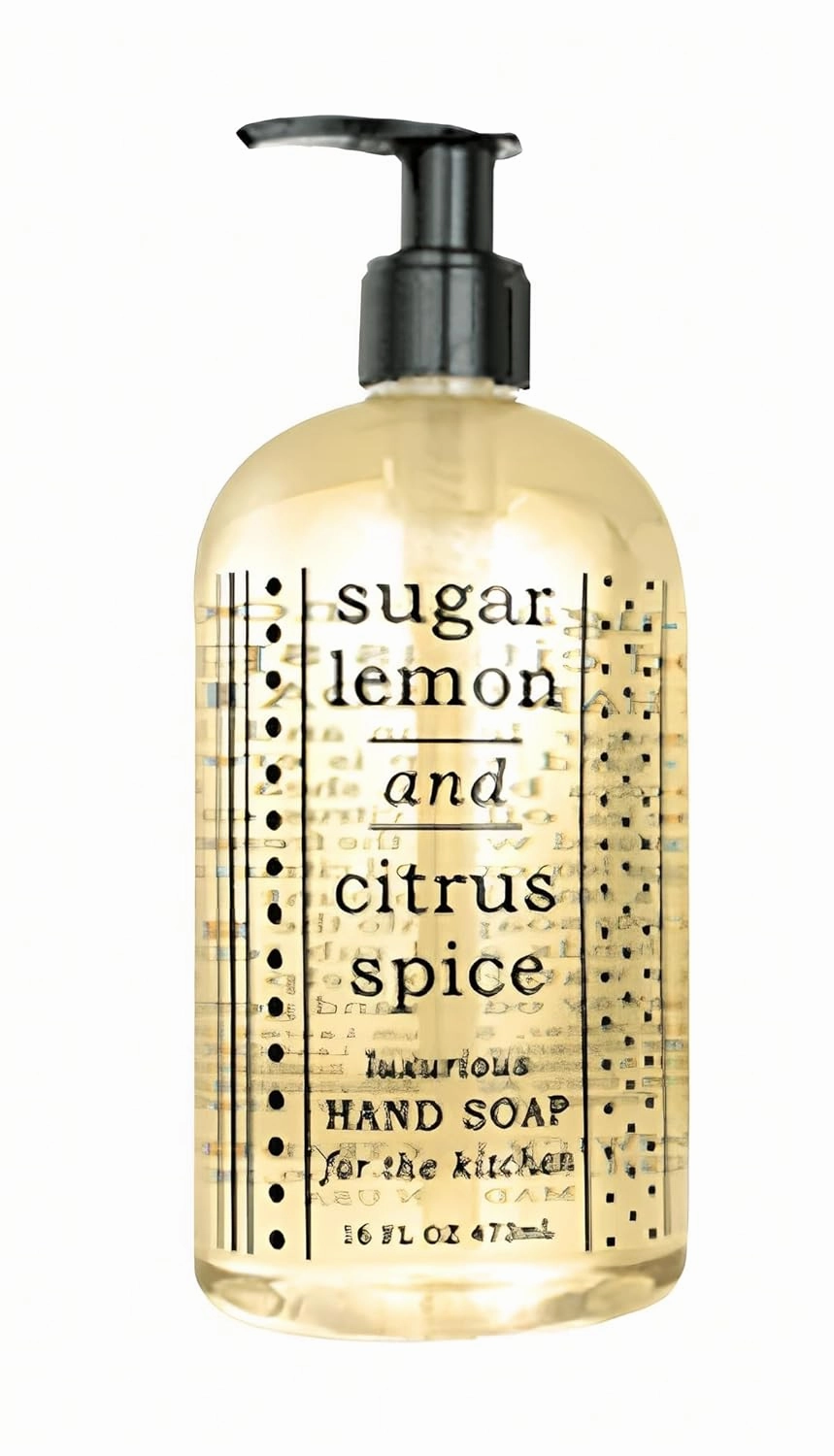 Greenwich Bay Kitchen Collection SUGAR LEMON/CITRUS SPICE Scented Liquid Hand Soap & Lotion Combo with Shea Butter - 16 fl oz Pump Bottles