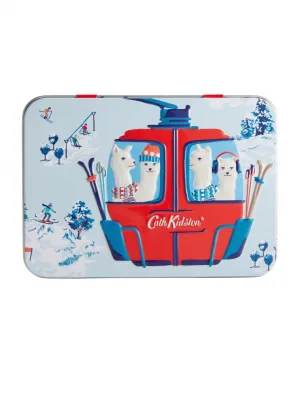 Heathcote & Ivory Cath Kidston Alpine Alpacas Red Berry Cedar Hand Cream Eggnog Lip Balm Tin