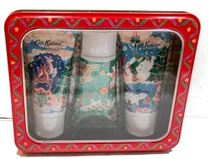 Heathcote & Ivory Cath Kidston Christmas Legends Red Berry Cedar Hand Cream Tin