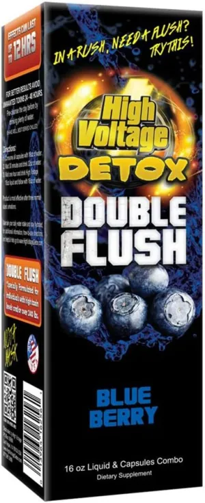 High Voltage Detox Double Flush Blue Berry