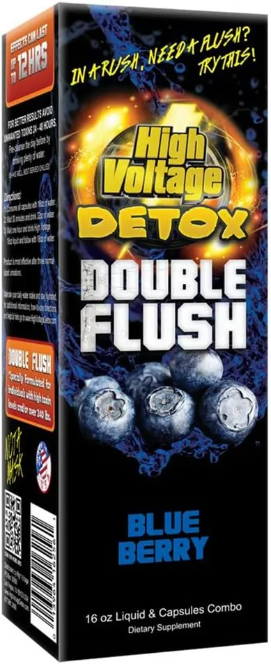High Voltage Detox Double Flush Blue Berry