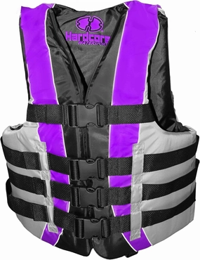 High-Performance Hardcore Adult Life Vest | USCG Approved Safety Flotation Device for Water Sports, Boating, and Outdoor Adventures | Fully Enclosed and Designed for Max Visibility