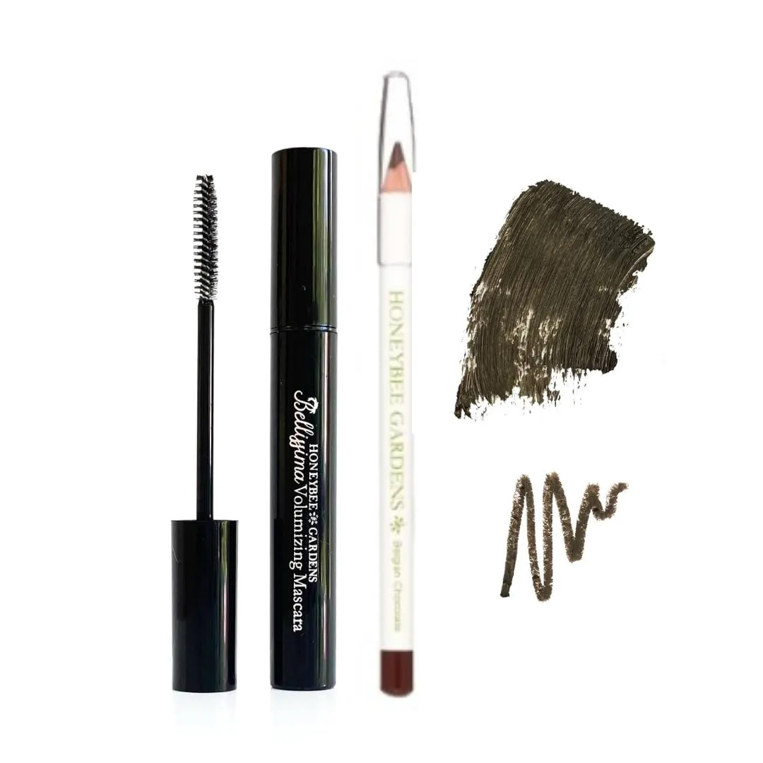 Honeybee Gardens Mascara Eye Liner Duo | Brown