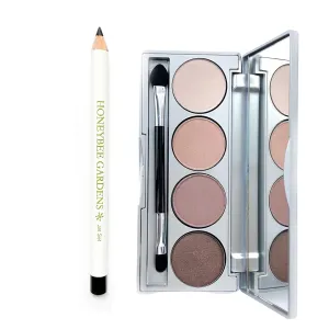 Honeybee Gardens Skinny Dip Eye Shadow Palette and Jet Set Eye Liner Bundle